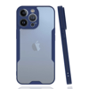 Apple iPhone 14 Pro Max Kılıf Platin Silikon - Lacivert