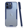 Apple iPhone 14 Pro Max Kılıf Platin Silikon - Lacivert