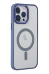 Apple iPhone 14 Pro Max Kılıf Room Magneticsafe Silikon - Sierra Blue