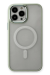 Apple iPhone 14 Pro Max Kılıf Room Magneticsafe Silikon - Su Yeşili