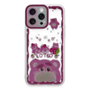 Apple iPhone 14 Pro Max Kılıf Sweet Desenli Silikon Kapak - Pembe