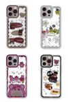 Apple iPhone 14 Pro Max Kılıf Sweet Desenli Silikon Kapak - Açık Mavi