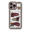 Apple iPhone 14 Pro Max Kılıf Sweet Desenli Silikon Kapak - Şeffaf