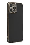 Apple iPhone 14 Pro Max Kılıf Volet Silikon - Siyah