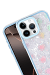 Apple iPhone 14 Pro Max Lumi Desenli Kapak - Mavi