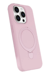 Apple iPhone 14 Pro Max Regal Magsafe Standlı Kapak - Açık Pembe