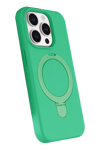 Apple iPhone 14 Pro Max Regal Magsafe Standlı Kapak - Yeşil