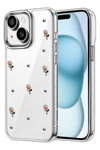 Apple iPhone 15 Fiyonk Desenli Kapak - Desen 6