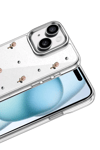 Apple iPhone 15 Fiyonk Desenli Kapak - Desen 6
