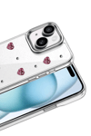 Apple iPhone 15 Fiyonk Desenli Kapak - Desen 3
