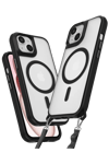 Apple iPhone 15 Kılıf Enka Magsafe Silikon Kılıf - Siyah