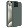 Apple iPhone 15 Kılıf First Silikon - Koyu Yeşil