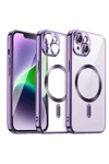 Apple iPhone 15 Kılıf Kross Magneticsafe Kapak - Mor