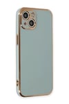 Apple iPhone 15 Kılıf Volet Silikon - Açık Yeşil