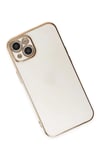 Apple iPhone 15 Kılıf Volet Silikon - Beyaz