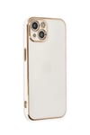 Apple iPhone 15 Kılıf Volet Silikon - Beyaz