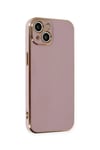 Apple iPhone 15 Kılıf Volet Silikon - Mor