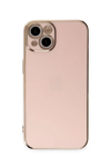 Apple iPhone 15 Kılıf Volet Silikon - Pembe
