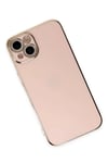 Apple iPhone 15 Kılıf Volet Silikon - Pembe