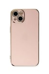 Apple iPhone 15 Kılıf Volet Silikon - Pembe