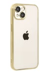 Apple iPhone 15 Lensli Silikon - Gold