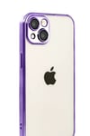 Apple iPhone 15 Lensli Silikon - Mor