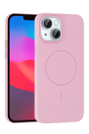 Apple iPhone 15 Plus Broş Magsafe Kapak - Pembe