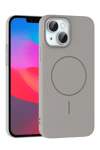 Apple iPhone 15 Plus Broş Magsafe Kapak - Titan Gri