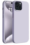 Apple iPhone 15 Plus Kılıf First Silikon - Lila