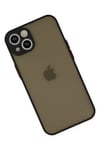 Apple iPhone 15 Plus Kılıf Montreal Silikon Kapak - Siyah