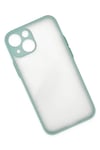 Apple iPhone 15 Plus Kılıf Montreal Silikon Kapak - Açık Yeşil