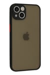 Apple iPhone 15 Plus Kılıf Montreal Silikon Kapak - Siyah