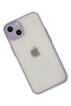 Apple iPhone 15 Plus Kılıf Montreal Silikon Kapak - Mor