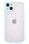 Apple iPhone 15 Plus Kılıf Montreal Silikon Kapak - Turkuaz