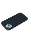 Apple iPhone 15 Plus Kılıf Nano içi Kadife Silikon - Lacivert