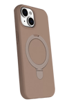 Apple iPhone 15 Plus Regal Magsafe Standlı Kapak - Çöl Titanyum