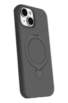 Apple iPhone 15 Plus Regal Magsafe Standlı Kapak - Titan Gri