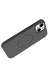 Apple iPhone 15 Plus Regal Magsafe Standlı Kapak - Titan Gri