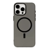 Apple iPhone 15 Pro Kılıf Anka PC Magneticsafe Sert Metal Kapak - Siyah