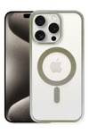 Apple iPhone 15 Pro Kılıf Erozi Magsafe Kapak - Gri
