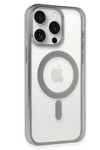 Apple iPhone 15 Pro Kılıf Erozi Magsafe Kapak - Gümüş