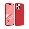 Apple iPhone 15 Pro Kılıf First Silikon - Kırmızı