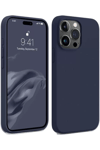 Apple iPhone 15 Pro Kılıf First Silikon - Lacivert