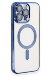 Apple iPhone 15 Pro Kılıf Kross Magneticsafe Kapak - Lacivert