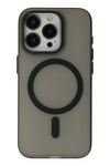 Apple iPhone 15 Pro Kılıf Lodos Magneticsafe Mat Kapak - Siyah