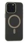 Apple iPhone 15 Pro Kılıf Lodos Magneticsafe Mat Kapak - Titan Gri