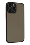 Apple iPhone 15 Pro Kılıf Montreal Silikon Kapak - Siyah