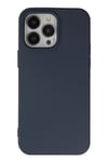 Apple iPhone 15 Pro Kılıf Nano içi Kadife Silikon - Lacivert