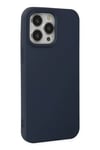 Apple iPhone 15 Pro Kılıf Nano içi Kadife Silikon - Lacivert