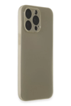 Apple iPhone 15 Pro Kılıf Puma Silikon - Titan Gri